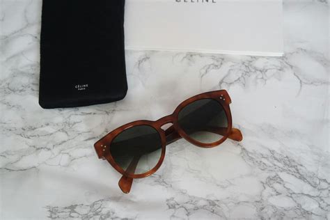 celine preppy sunglasses havana|Celine sunglasses pouch brown.